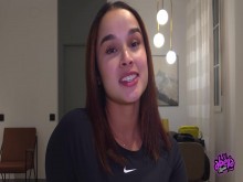 MODELO LATINA CULO GRANDE se folla a un turista en MADRID! -Abella Olsen