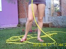 Falda corta upskirt (falso)