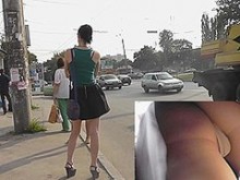 Upskirting (falso) en un día soleado