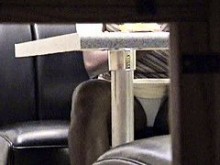 Upskirt panty blanco (falso)