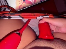 P2 Adicta al porno hentai. Juguete sexual juguetón????‍????️