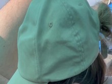 Fuimos a la playa nudista????????️ y ella me hizo una mamada????????. Me corro???? en su boca????. Mi dulce MILF