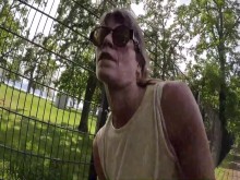 MILF follada en autocaravana con puertas abiertas Almasol tour en bici entre Austria y Alemania (Lindau)