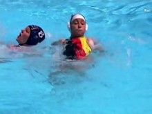 Waterpolo ups de chica alemana