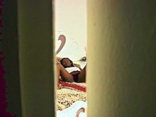 porno ébano masturbándose
