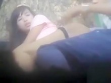 Adolescente asiática follada y filmada en secreto por su novio cachondo (18+)