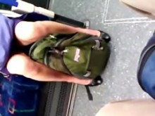Upskirt (falso) en el metro de Londres