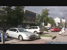 Real amateur babe golpeó en sextape
