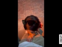 La cita nocturna fue demasiado bien: ¡mamada en la calle! Tonny y Mía