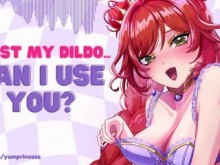 TME | Perdí mi consolador. ¿Puedo utilizarte? - La amiga sexy de tu hermana toma prestada tu polla - Juego de roles con audio