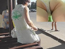 Increíble vista de la enagua de bellezas sexys