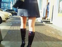 Video de chicas con ropa interior sudorosa upskirt (falso)