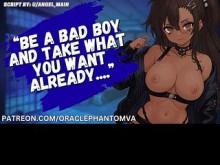 [F4M] MILF gótica marimacho corrompe al hijo de su tenso amigo || Juego de rol de audio ASMR