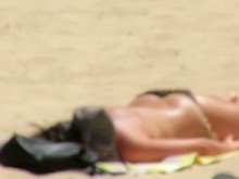 colillas de bikini de playa