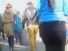 Hombre pervertido muestra su polla en el autobús
