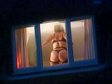 parpadeando en la ventana