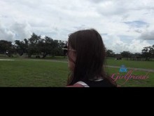Cita matutina POV con Becca Blair. Luego se inclinó en casa para tocarse el coño